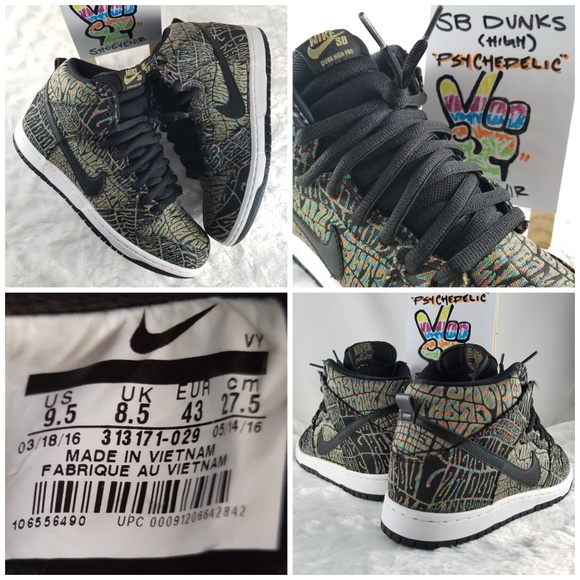 Nike SB Dunk High - Psychedelic - Picture 8 of 8